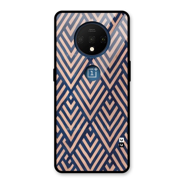 Diamond Blues Glass Back Case for OnePlus 7T