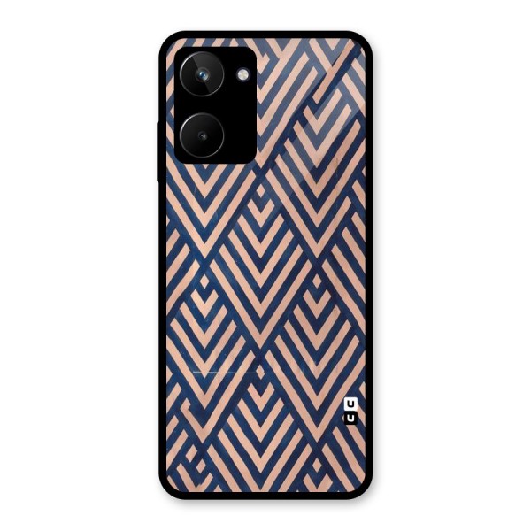 Diamond Blues Glass Back Case for Realme 10