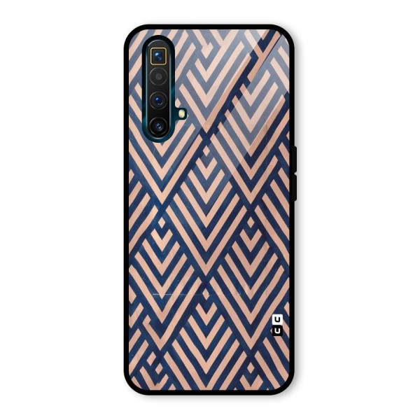 Diamond Blues Glass Back Case for Realme X3 SuperZoom