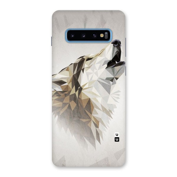 Diamond Wolf Back Case for Galaxy S10 Plus