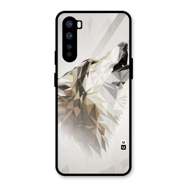 Diamond Wolf Glass Back Case for OnePlus Nord