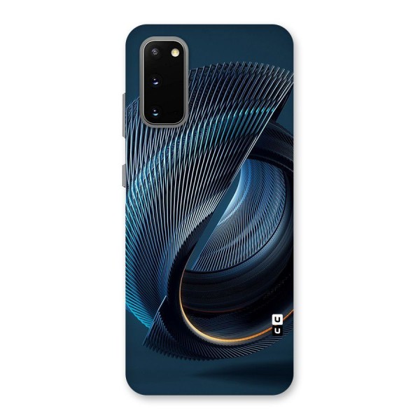 Digital Circle Pattern Back Case for Galaxy S20