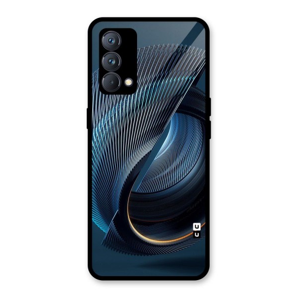 Digital Circle Pattern Glass Back Case for Realme GT Master Edition