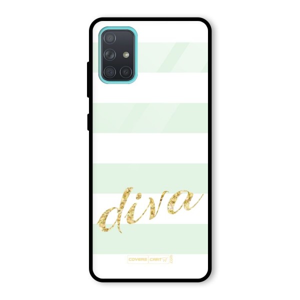 Diva Glass Back Case for Galaxy A71