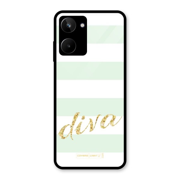 Diva Glass Back Case for Realme 10