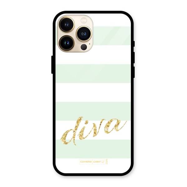 Diva Glass Back Case for iPhone 13 Pro Max