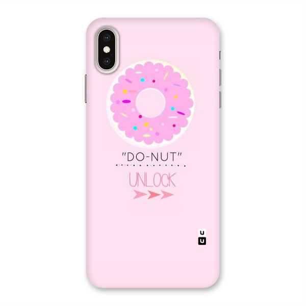 Do-Nut Unlock Back Case for iPhone XS Max