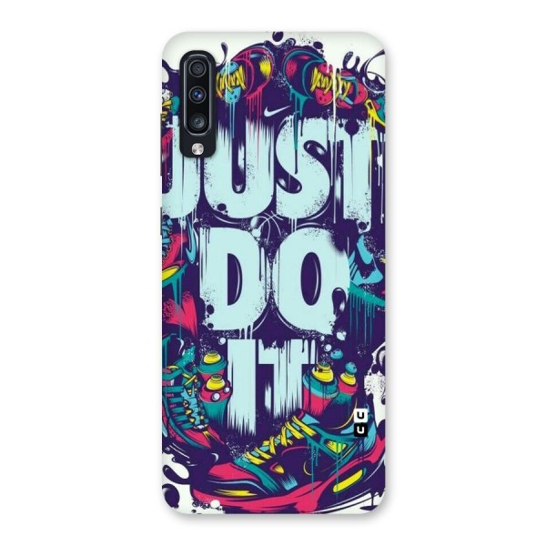 Do It Abstract Back Case for Galaxy A70