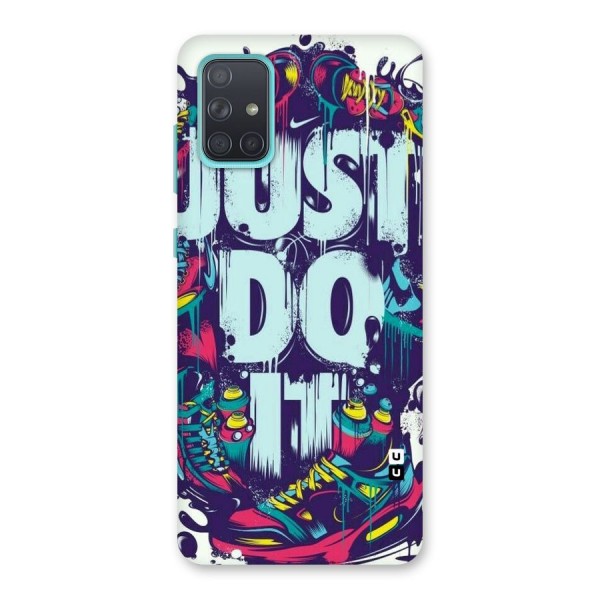 Do It Abstract Back Case for Galaxy A71
