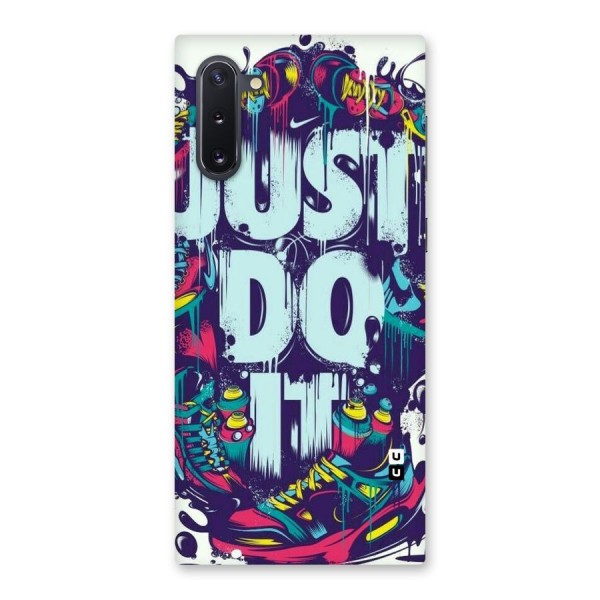 Do It Abstract Back Case for Galaxy Note 10