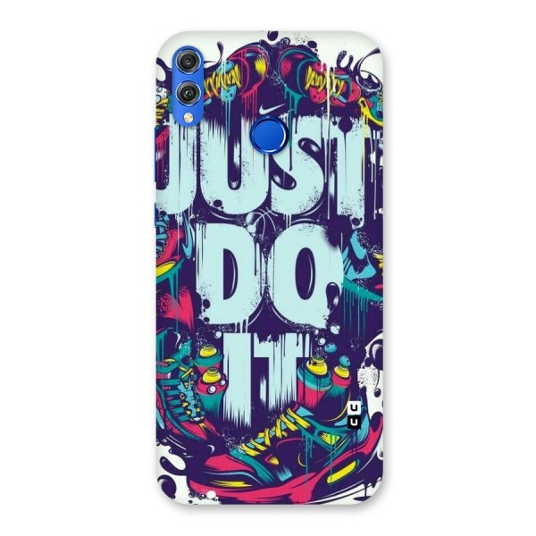 Do It Abstract Back Case for Honor 8X