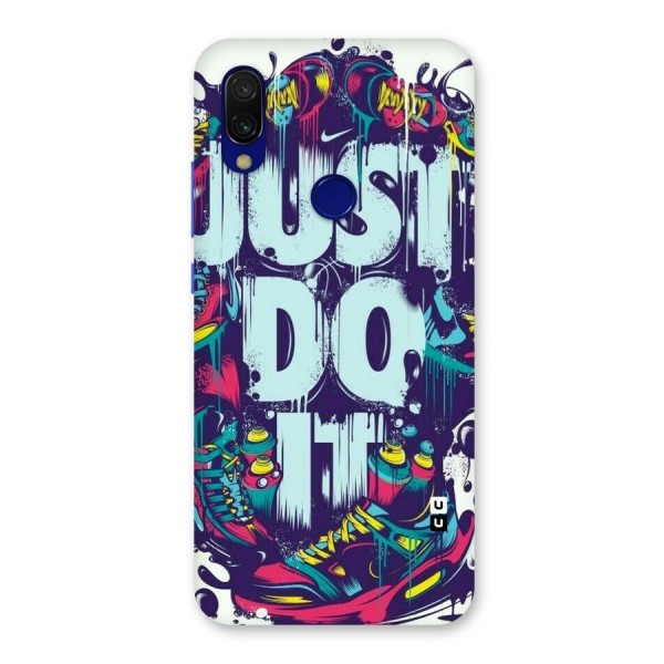 Do It Abstract Back Case for Redmi 7