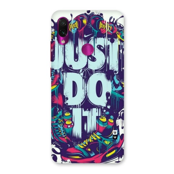 Do It Abstract Back Case for Redmi Note 7 Pro