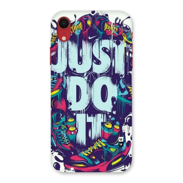 Do It Abstract Back Case for iPhone XR