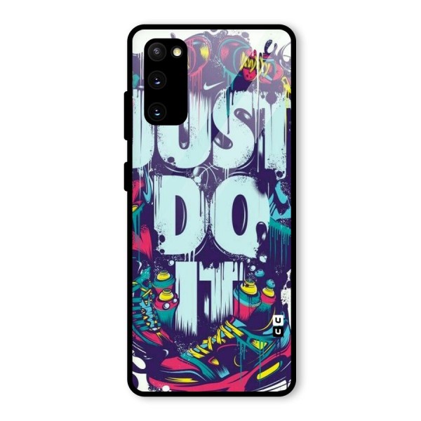 Do It Abstract Glass Back Case for Galaxy S20 FE