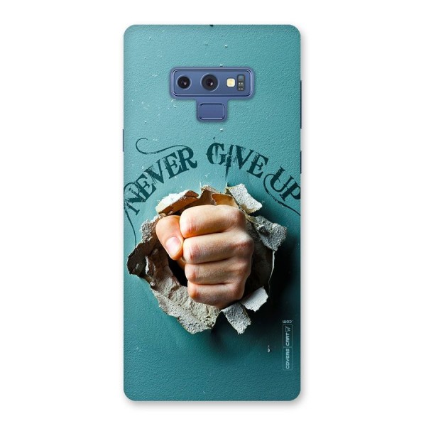 Do Not Give Up Back Case for Galaxy Note 9