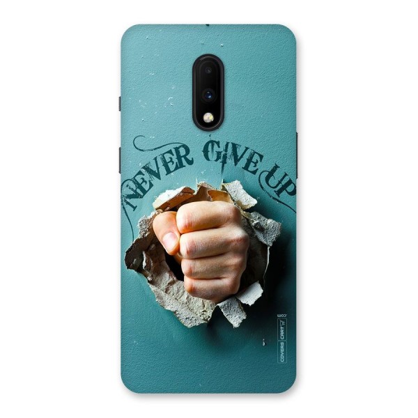 Do Not Give Up Back Case for OnePlus 7