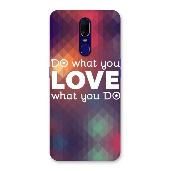 Do What You Love Back Case for Oppo A9
