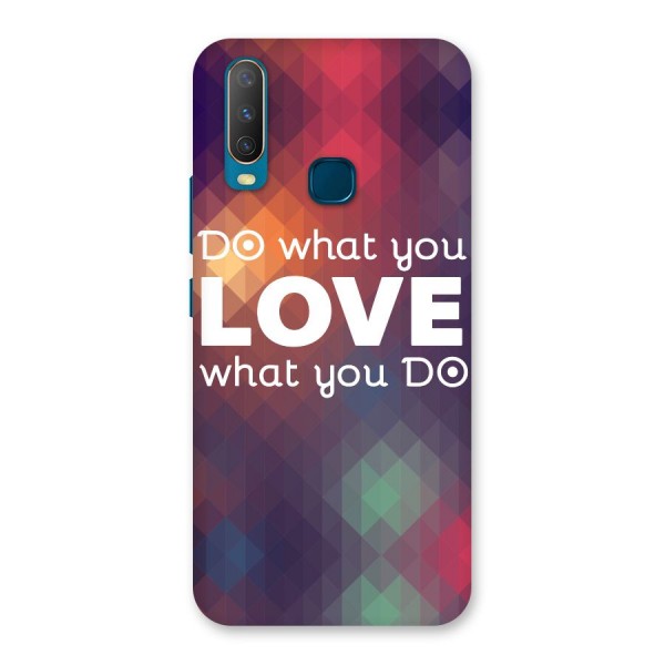 Do What You Love Back Case for Vivo Y17