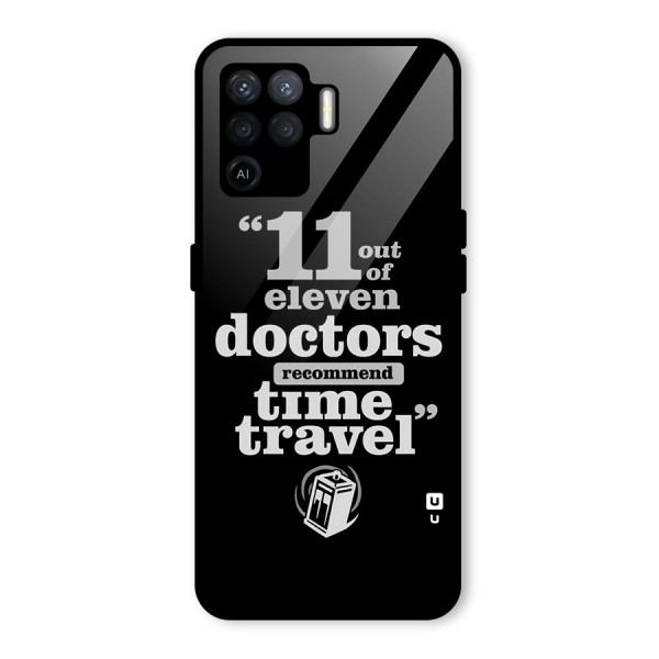 Doctors Recommend Time Travel Glass Back Case for Oppo F19 Pro