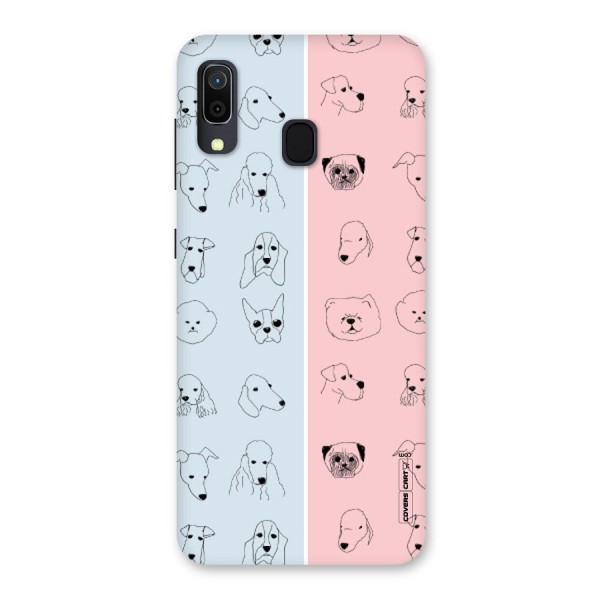 Dog Cat And Cow Back Case for Galaxy A30