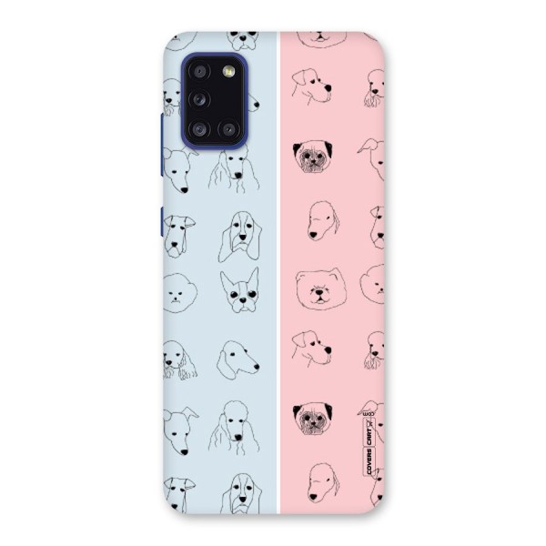 Dog Cat And Cow Back Case for Galaxy A31