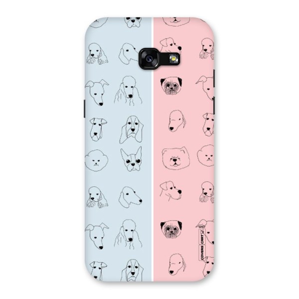 Dog Cat And Cow Back Case for Galaxy A5 2017
