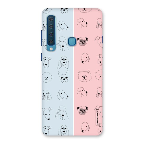 Dog Cat And Cow Back Case for Galaxy A9 (2018)