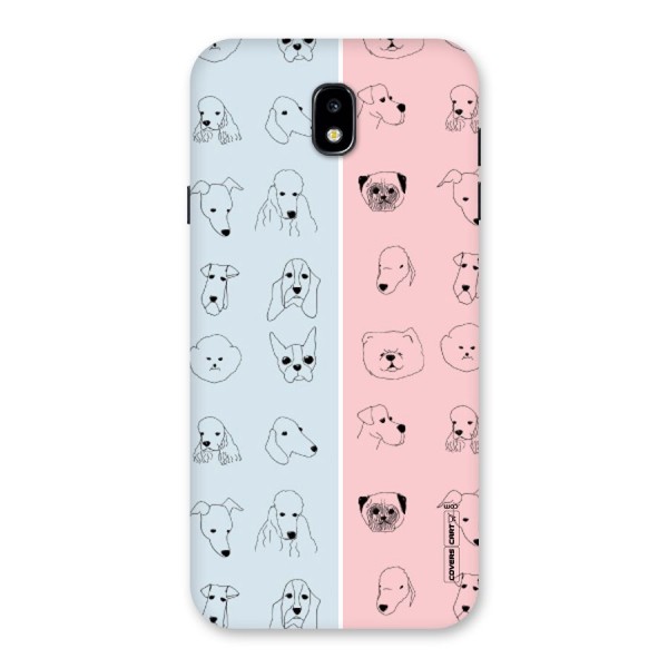 Dog Cat And Cow Back Case for Galaxy J7 Pro
