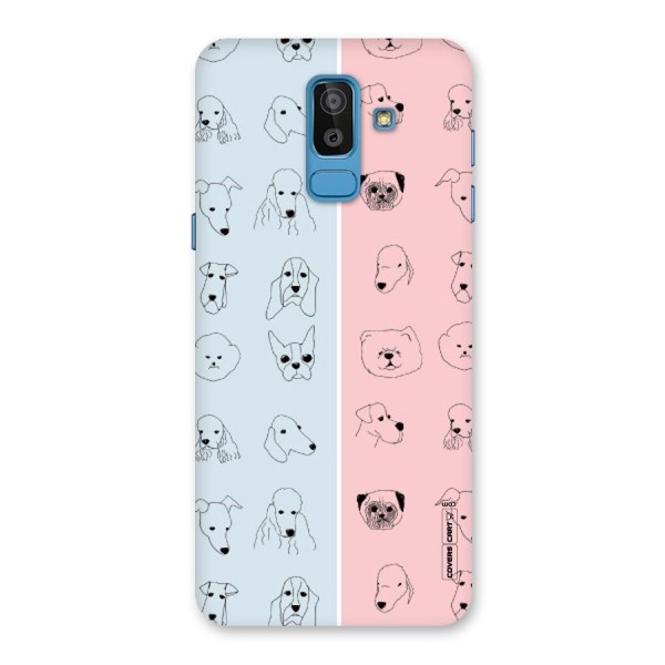 Dog Cat And Cow Back Case for Galaxy J8