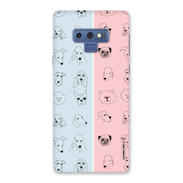 Dog Cat And Cow Back Case for Galaxy Note 9