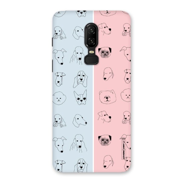 Dog Cat And Cow Back Case for OnePlus 6