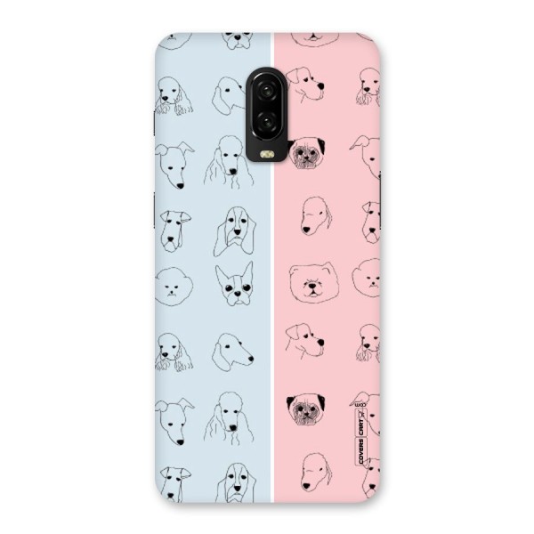Dog Cat And Cow Back Case for OnePlus 6T