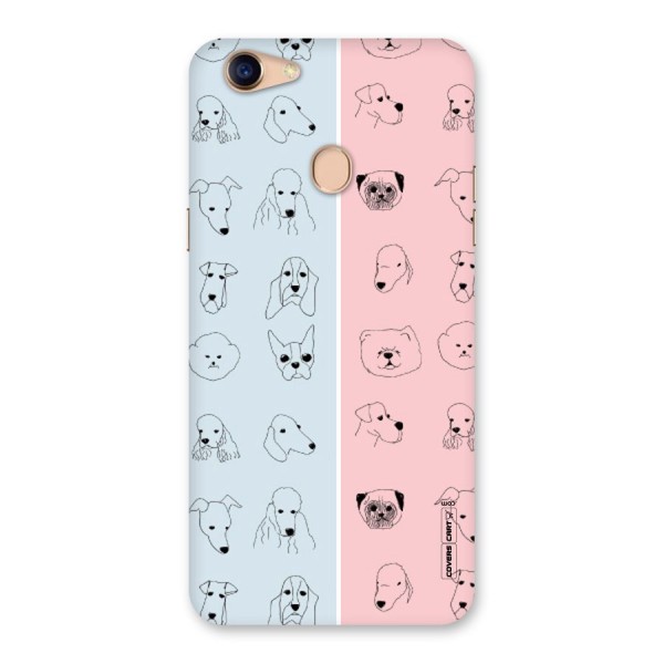 Dog Cat And Cow Back Case for Oppo F5 Youth