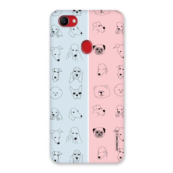Dog Cat And Cow Back Case for Oppo F7
