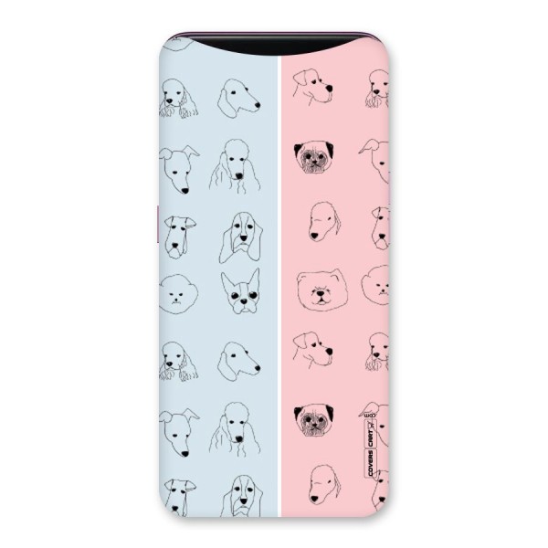 Dog Cat And Cow Back Case for Oppo Find X