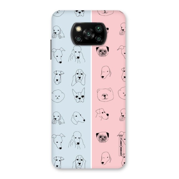 Dog Cat And Cow Back Case for Poco X3