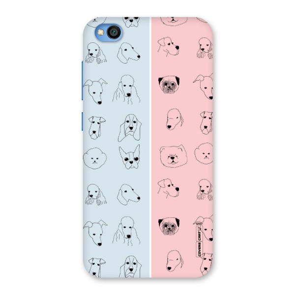 Dog Cat And Cow Back Case for Redmi Go