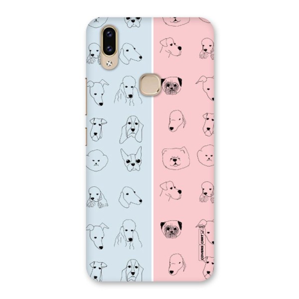Dog Cat And Cow Back Case for Vivo V9 Youth
