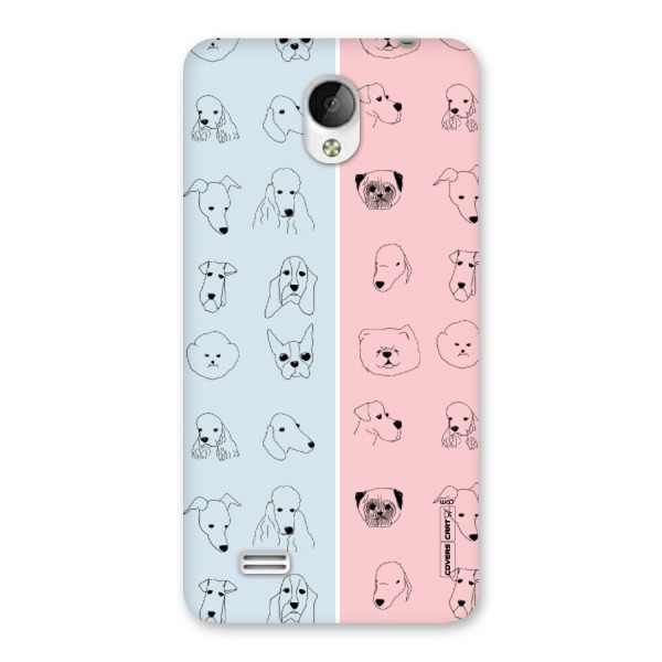 Dog Cat And Cow Back Case for Vivo Y21