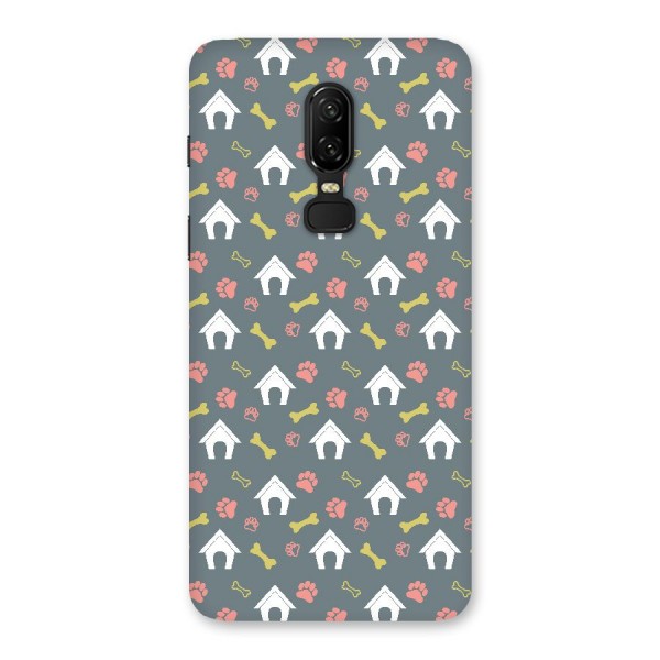 Dog Pattern Back Case for OnePlus 6