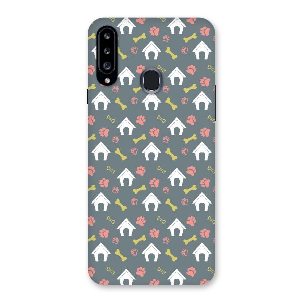 Dog Pattern Back Case for Samsung Galaxy A20s