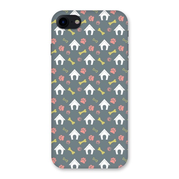 Dog Pattern Back Case for iPhone SE 2020