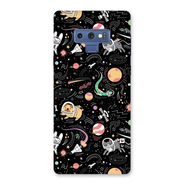 Dog Planetarium Back Case for Galaxy Note 9