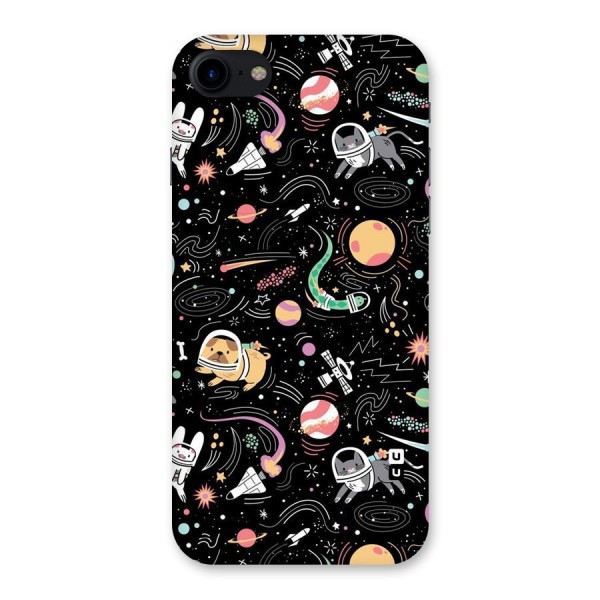 Dog Planetarium Back Case for iPhone SE 2020