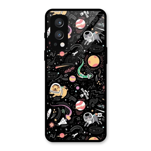 Dog Planetarium Glass Back Case for OnePlus Nord 2 5G