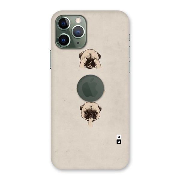 Doggo Moods Back Case for iPhone 11 Pro Logo  Cut