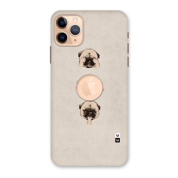 Doggo Moods Back Case for iPhone 11 Pro Max Logo Cut