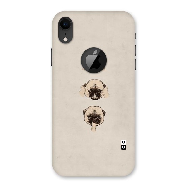 Doggo Moods Back Case for iPhone XR Logo Cut