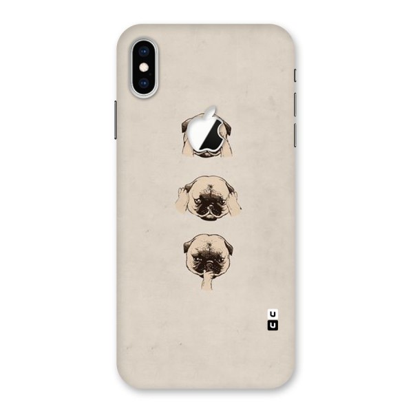 Doggo Moods Back Case for iPhone XS Max Apple Cut